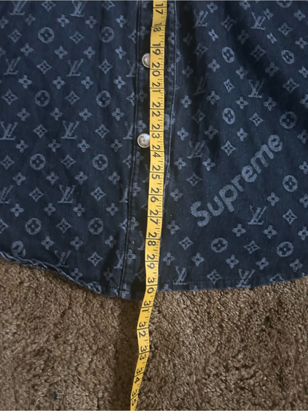 Supreme LV denim shirt. - Picture 2 of 7
